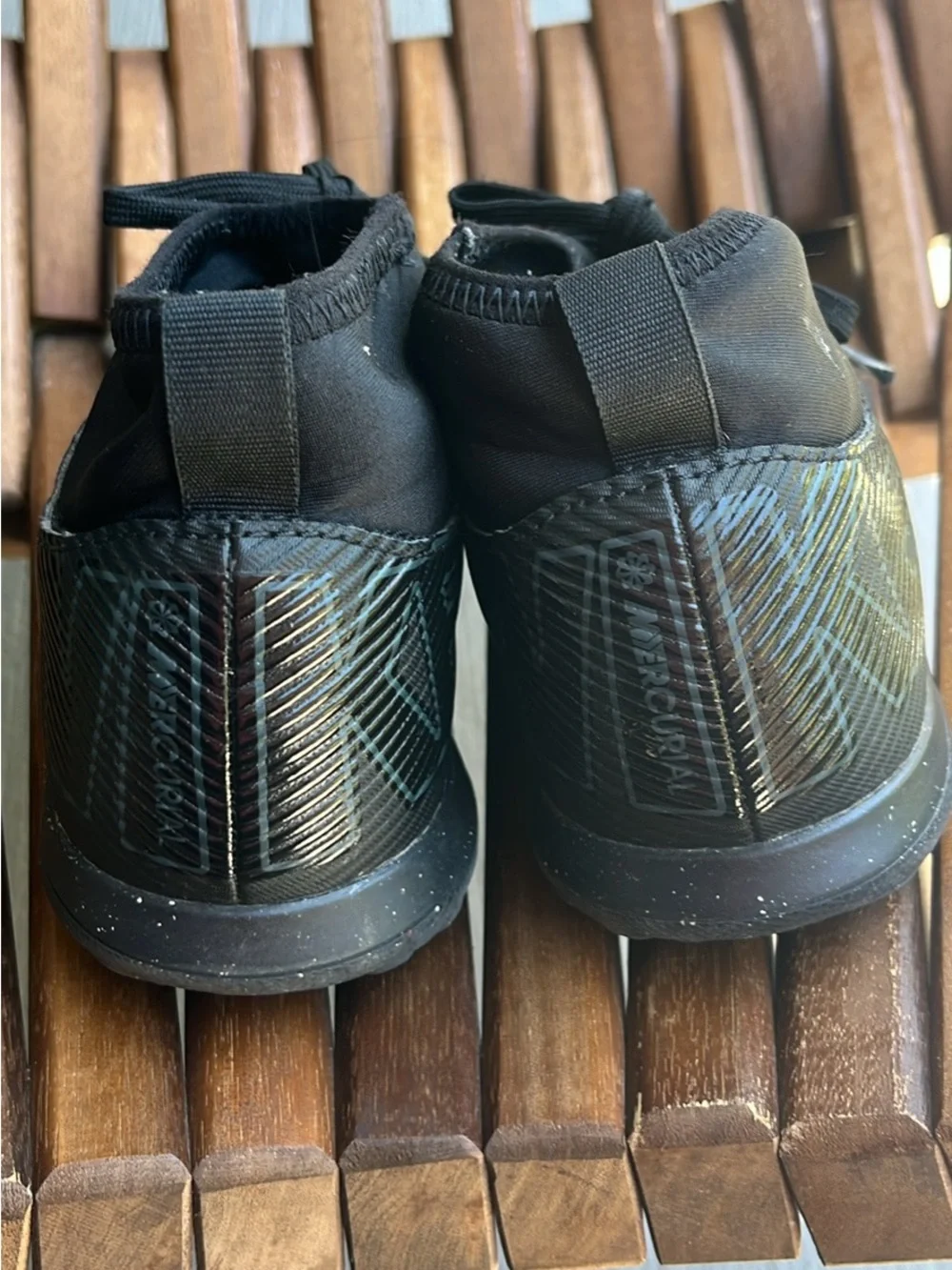 Nike 3.5Y Kids Black High-Top Sneakers - Lightweight Athletic Shoes